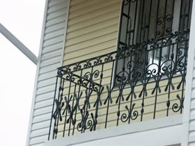 кованые ограждения для балкона