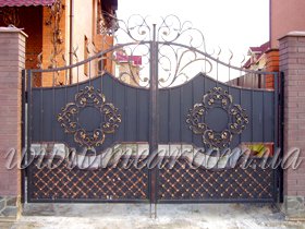 декоративная ковка на воротах