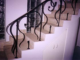 ограждения для лестниц кованые